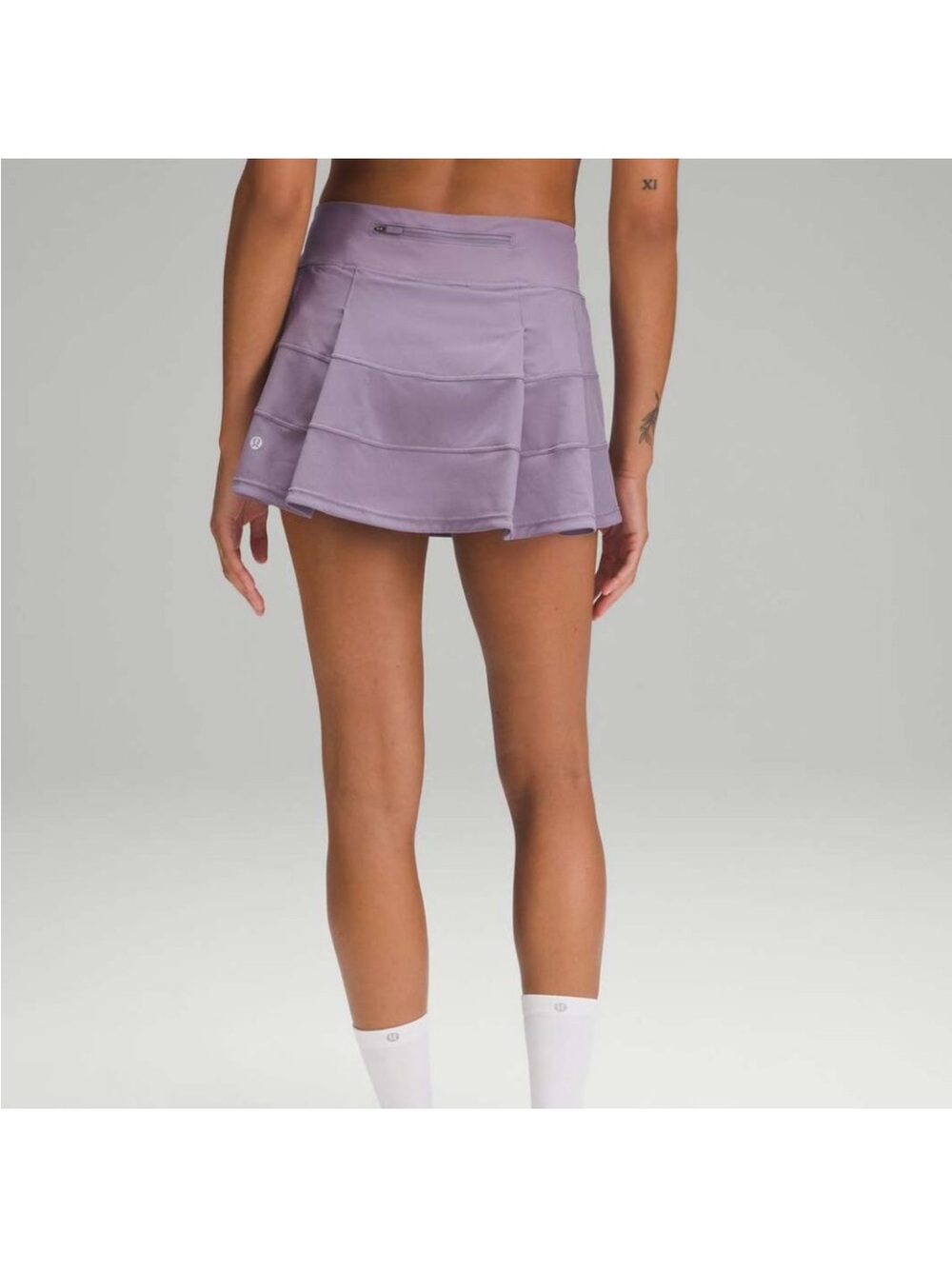 Lululemon Purple Skort Size 4 Pace Rival Tiered Tennis Pickleball Preppy Soft